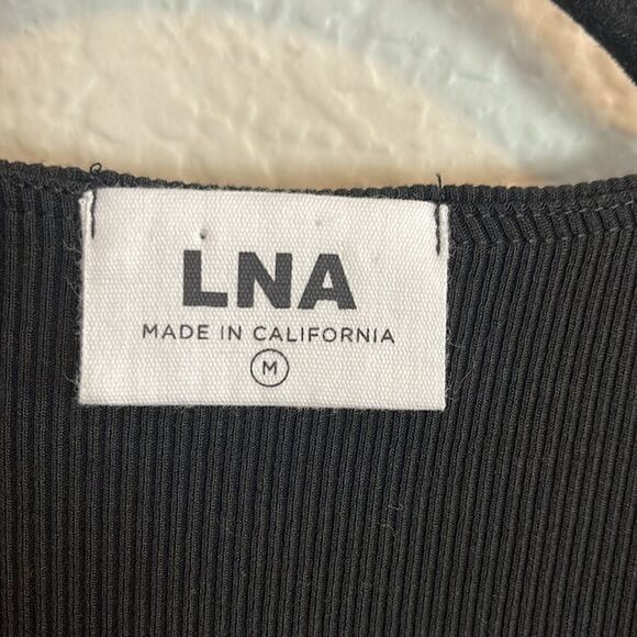 Revolve x LNA Sweater Rib Shrug sweater in Black Medium - Picture 4 of 7